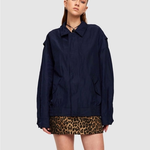 Lioness Women’s Kenny Bomber Jacket in Onyx Black, Size Small - Picture 1 of 16